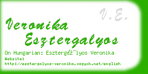 veronika esztergalyos business card